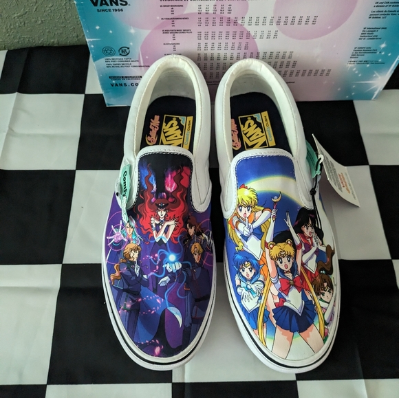 Vans Other - Vans ComfyCush Slip On Men 10.5 Sailor Moon Pretty Guardians Multicolor 072024
